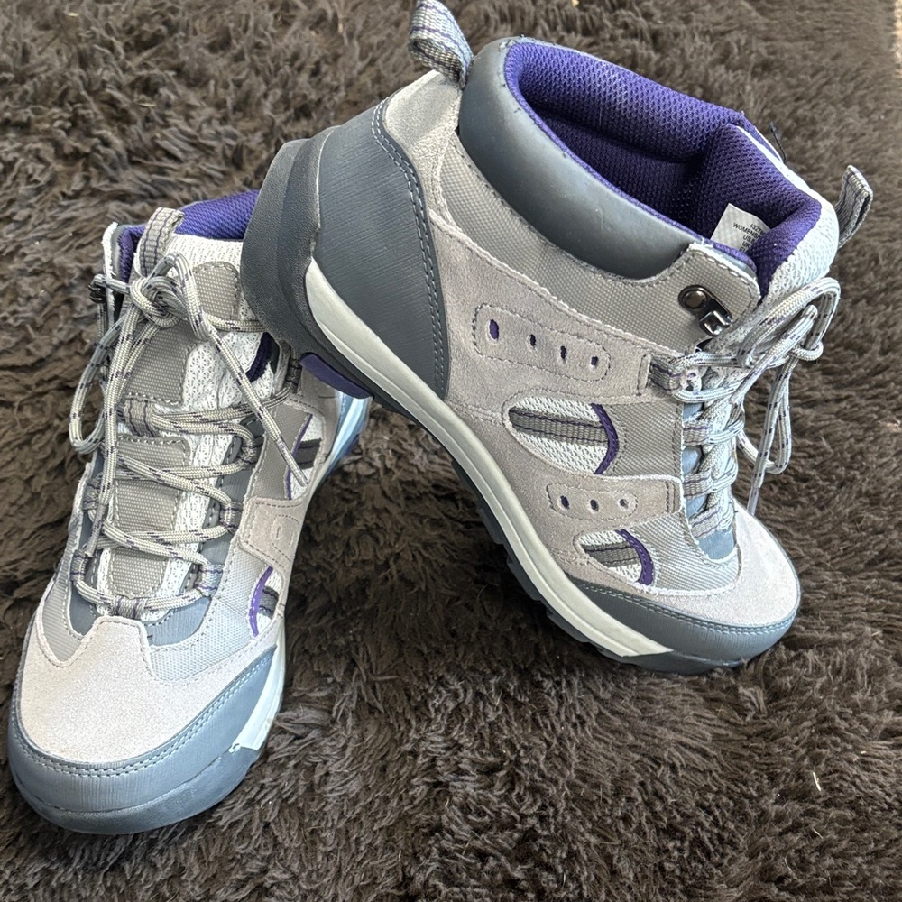 Lands' End Women's Gray and Purple Shoes